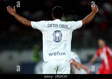 Monza, Italy - August 8, 2023, Ruben Loftus-Cheek (#8 AC Milan) during ...