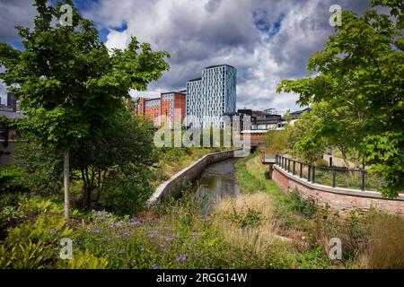 Mayfield Park, Manchester Stock Photo