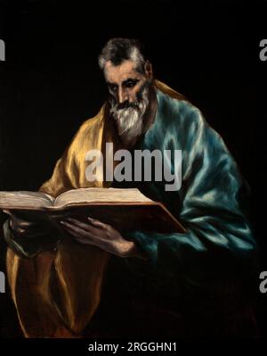 Apostle Saint Simon between 1610 and 1614 by El Greco Stock Photo
