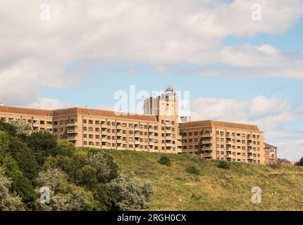 The Sir James Knott Memorial Flats, North Shields, north east England, UK Stock Photo