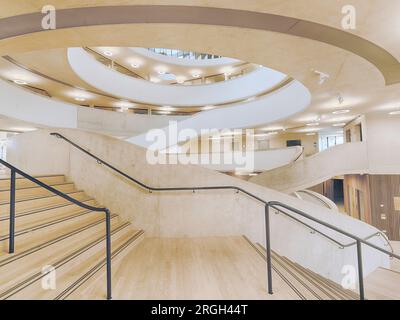 Staircase in office building Stock Photo
