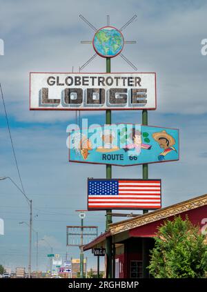 Globetrotter Lodge, Holbrook, AZ Stock Photo