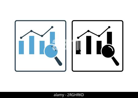 Inspection Icon. Icon related to survey. solid icon style. Simple vector design editable Stock Vector