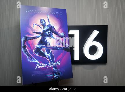 Miami, United States Of America. 09th Aug, 2023. MIAMI, FL-AUG 9: View during the Blue Beetle special screening on August 9, 2023 in Miami, Florida. (Photo by Alberto E. Tamargo/Sipa USA) Credit: Sipa USA/Alamy Live News Stock Photo