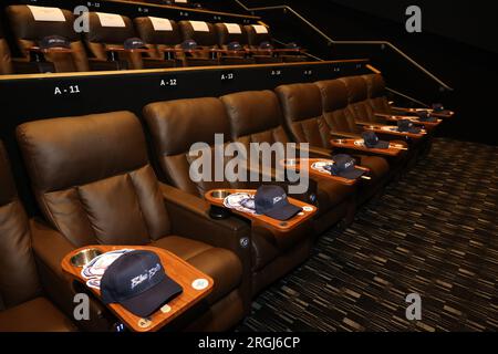 Miami, United States Of America. 09th Aug, 2023. MIAMI, FL-AUG 9: View during the Blue Beetle special screening on August 9, 2023 in Miami, Florida. (Photo by Alberto E. Tamargo/Sipa USA) Credit: Sipa USA/Alamy Live News Stock Photo