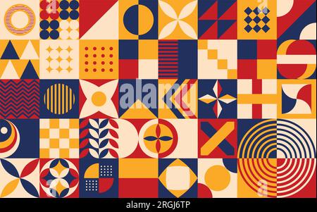 Filipino American History Month Abstract Background. October Culture Awareness Celebration Poster. Horizontal website banner vector illustration. Neo Stock Vector