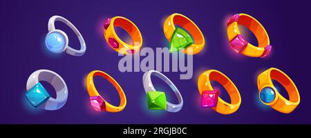 Rings and Jewelry Game Icons