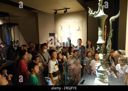 People Visit The New Sanxingdui Museum In Guanghan City, Southwest 