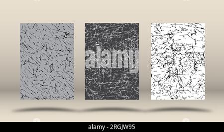 Abstract background. Scratches on a colored background. A template for ...