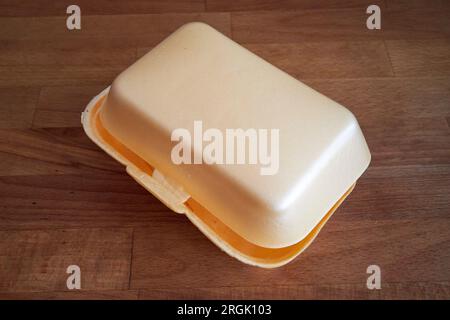 old polystyrene food packaging uk due to be phased out for more biodegradable recyclable options Stock Photo