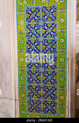 Diagram of a tile from the Imperial Council Chamber Topkapi Palace,Istanbul Tcity urkey Stock Photo