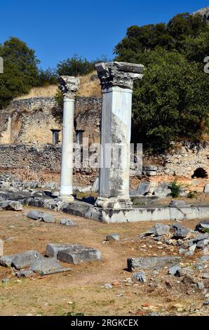 Greece, archaeological area of ancient Philippi a UNESCO World heritage site Stock Photo