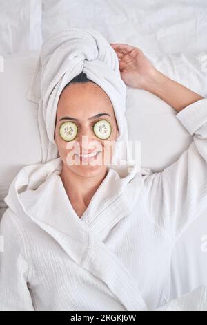 Bath Robe or cucumbers