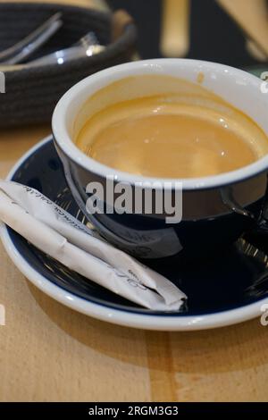 coffee in an restaurant Stock Photo