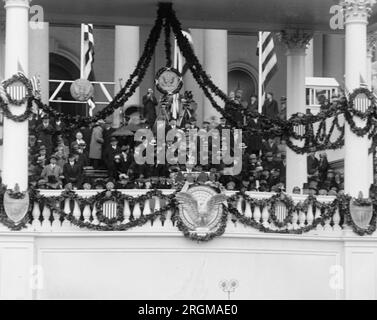 President Herbert Hoover Inauguration ca. 1929 Stock Photo