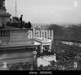 President Herbert Hoover Inauguration ca. 1929 Stock Photo