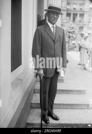 Photo of Lincoln C. Andrews standing outdoors ca. 1925 Stock Photo