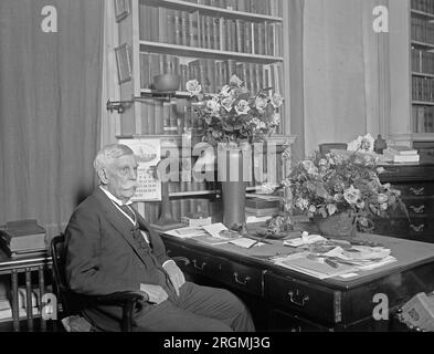 Justice Oliver Wendell Holmes on 85th birthday ca. 1926 Stock Photo