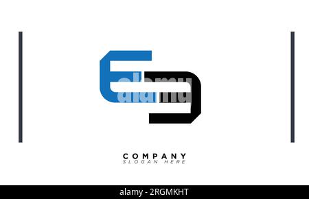 EE Alphabet letters Initials Monogram logo Stock Vector
