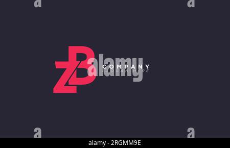ZB Alphabet letters Initials Monogram logo Stock Vector