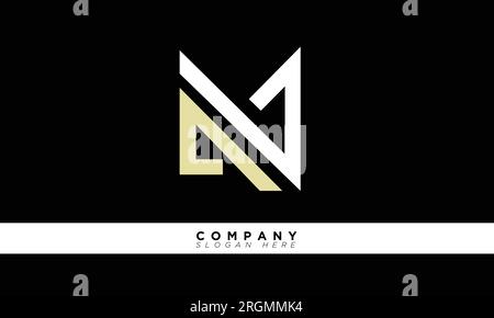 AV Alphabet letters Initials Monogram logo Stock Vector