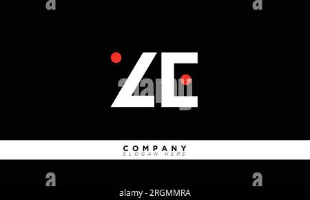 ZC Alphabet letters Initials Monogram logo Stock Vector