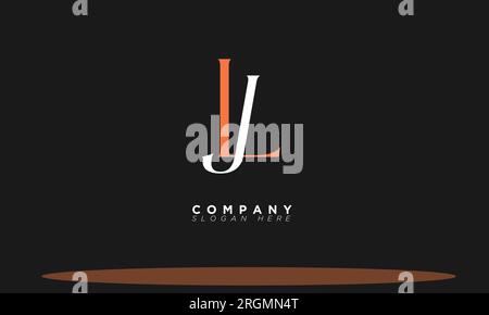 LJ Alphabet letters Initials Monogram logo Stock Vector