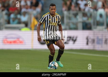 Juventus, Italy. 9th Aug, 2023. Alex Sandro of Juventus during the training match at the Allianz Stadium, Turin. Picture date: 9th August 2023. Picture credit should read: Jonathan Moscrop/Sportimage Credit: Sportimage Ltd/Alamy Live News Stock Photo