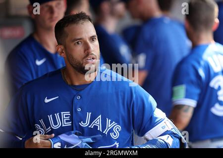 Polished George Springer shows his class before ever donning a Jays jersey  - The Globe and Mail