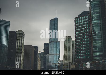 Chicago visit to all of the places that warm the soul. Living in the city. Stock Photo