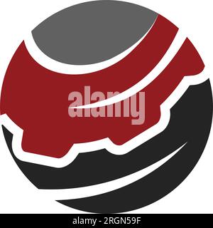 gear service logo template Isolated. Brand Identity. Icon Abstract Vector graphic Stock Vector