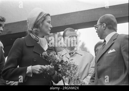 Princess Gracia of Monaco christens a lily at Floriade ca. September 1972 Stock Photo