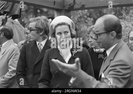 Princess Gracia of Monaco christens a lily at Floriade ca. September 1972 Stock Photo