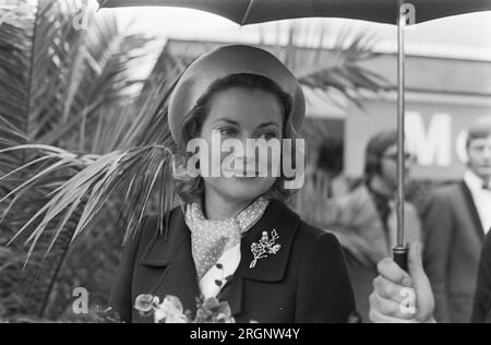 Princess Gracia of Monaco christens a lily at Floriade ca. September 1972 Stock Photo