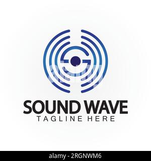 Letter S Sound Music Audio Voice Equalizer Volume Waveform Frequency Colorful Vector Logo Design Stock Vector
