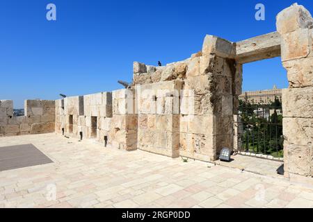 The King David hotel seen from the Citadel in the old city of Jerusalem, Israel. Stock Photo