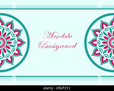 Floral Mandala Meditation Colouring Book Stock Vector