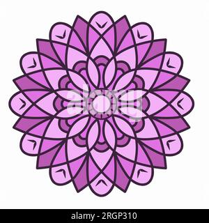 Fantasy Mandalas for Relaxation and Meditation  Colouring Book Stock Vector