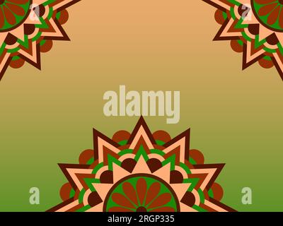 Floral, Abstract, Artistic, Mandala Background Stock Vector