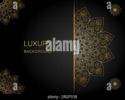 Luxury Ornamental Mandala Background Design Stock Vector