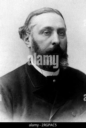 Sully Prudhomme (Armand Sully-Prudhomme dit) (Sully Prud'homme, Sully Prud'homme) (1839-1907), poete parnassien, essayiste et critique francais. Stock Photo