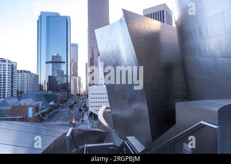 Walt Disney Concert Hall at 111 South Grand Avenue in downtown Los Angeles, California, USA, November 14, 2022. (CTK Photo/Pavel Vesely) Stock Photo