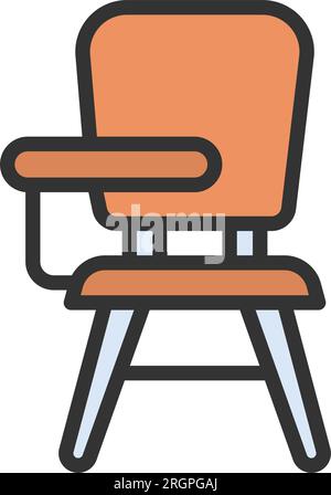 Armchair Icon image. Suitable for mobile application. Stock Vector