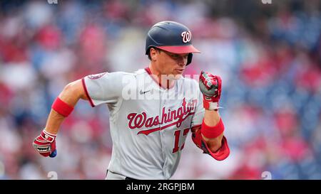 This is a 2023 photo of Alex Call of the Washington Nationals baseball  team. This image reflects the Nationals active roster as of Friday, Feb.  24, 2023, when this image was taken. (