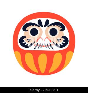 Daruma doll, Daruma, Dharma doll, Dharma, round, Japanese traditional doll,  Bodhidharma, zen, bearded man, good luck, talisman, symbol, symbol of pers  Stock Vector Image & Art - Alamy