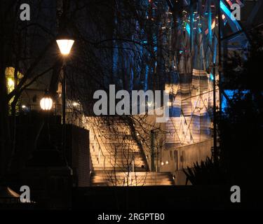 Stairway To Darkness Stock Photo