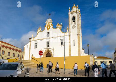 Portimao main church Igreja de Nossa Senhora da Conceição, Portimão, The Algarve, Portugal, Europe Stock Photo