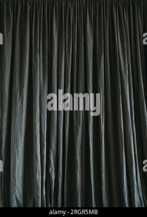 Background of dark curtains Stock Photo