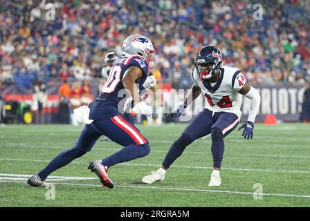 August 10, 2023; Foxborough, MA, USA; New England Patriots wide