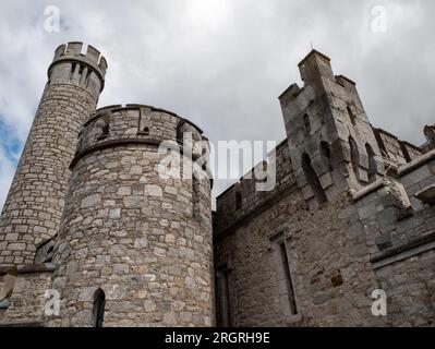 Old celtic castle tower, Blackrock castle in Ireland. Blackrock Observatory fortress Stock Photo